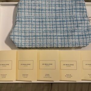 118- new makeup bag and #5 Jo Malone perfume samples
